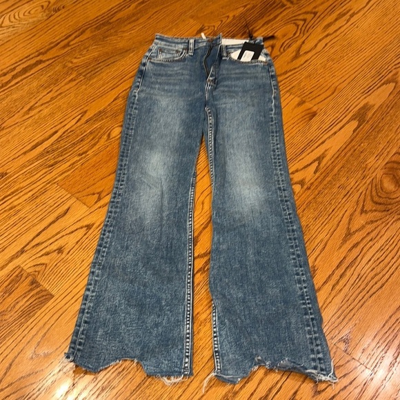 NWT Rag & Bone Woman’s Pebbles Casey High Rise Ankle Flare Jeans Size 24 - Picture 2 of 7
